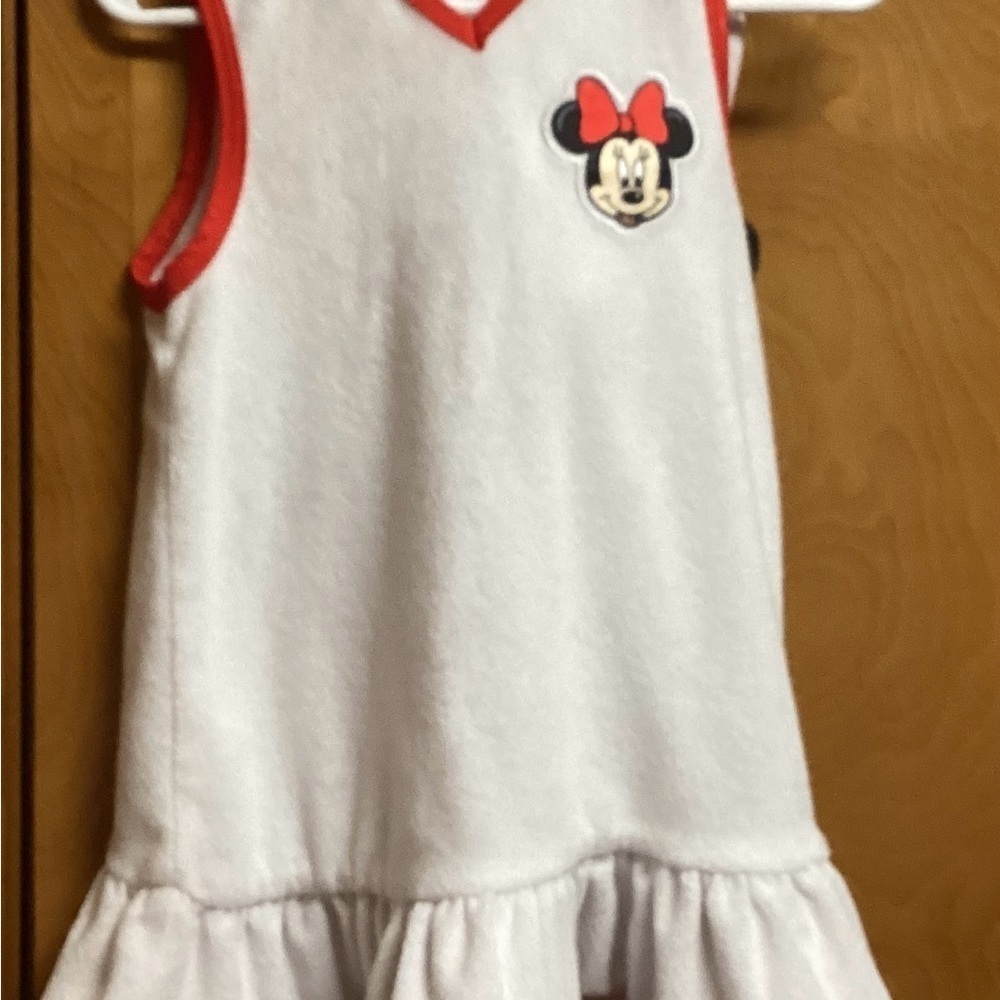 SIZE 2T MINNIE MOUSE BATHING SUIT & COVER UP IN EXCELLENT CONDITION GENTLY WORN